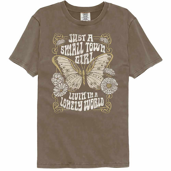 Journey Small Town Girl Espresso Comfort Colors Adult T-Shirt