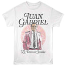 Juan Gabriel-Juan Gabriel Cuidades Mexico Pilot-White Adult S/S T-Shirt - White