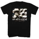 John Wayne-Legend-Black Adult S/S T-Shirt - Black