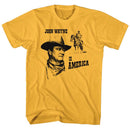 John Wayne-America-Ginger Adult S/S T-Shirt - Ginger