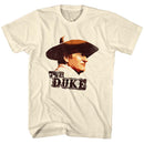 John Wayne-Duke-Natural Adult S/S T-Shirt - Natural