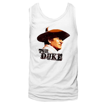 John Wayne-Duke-White Adult Tank-S - White