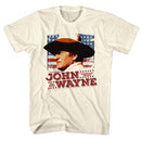 John Wayne-Jw-Natural Adult S/S T-Shirt - Natural