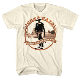 John Wayne-Tomorrow Is-Natural Adult S/S T-Shirt - Natural