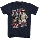 John Wayne-The Duke John Wayne-Navy Adult S/S T-Shirt - Navy