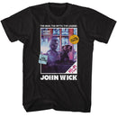John Wick-John Wick Vhs Cover-Black Adult S/S T-Shirt - Black