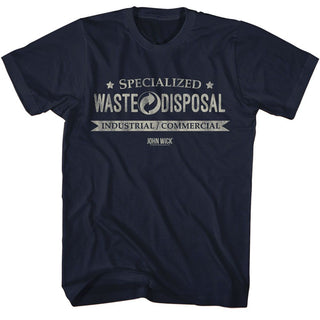 John Wick John Wick Waste Disposal Adult T-Shirts