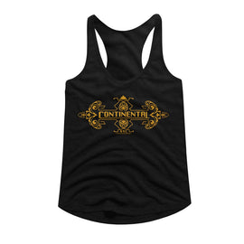 John Wick-John Wick Continental NYC-Black Ladies Slimfit Racerback-S - Black