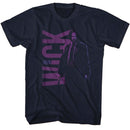 John Wick-John Wick Name And Character Illustration-Navy Adult S/S T-Shirt - Navy