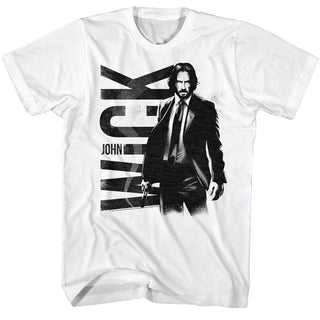 John Wick John Wick Bw John Wick Adult T-Shirts