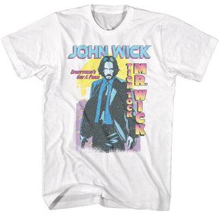 John Wick John Wick Tick Tock Mr Wick Gradient Adult T-Shirts
