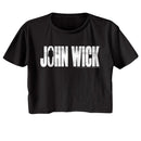 John Wick-John Wick Silhouette-Black Ladies S/S Festival Cali Crop-S - Black