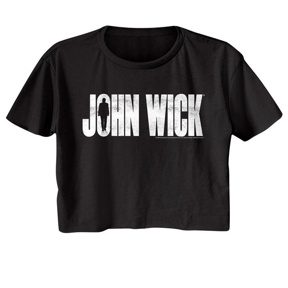 John Wick-John Wick Silhouette-Black Ladies S/S Festival Cali Crop-S - Black
