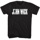 John Wick-John Wick Silhouette-Black Adult S/S T-Shirt - Black