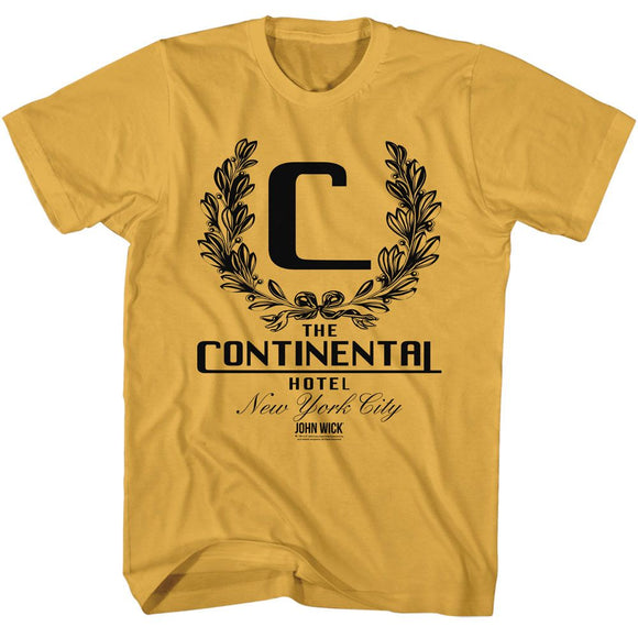John Wick-John Wick Continental NYC Dark-Ginger Adult S/S T-Shirt - Ginger