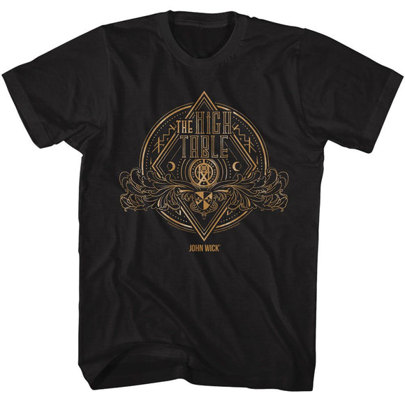 John Wick-John Wick The High Table-Black Adult S/S T-Shirt - Black
