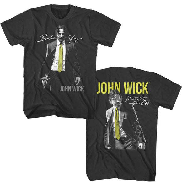 John Wick-John Wick Baba Yaga Set Off-Smoke Adult S/S T-Shirt ***F&B*** - Smoke