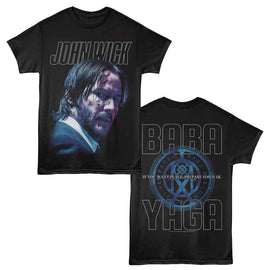 John Wick-John Wick If You Want Peace-Black Adult S/S T-Shirt ***F&B***-S - Black