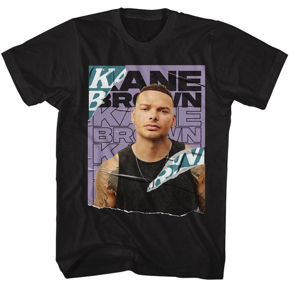 Kane Brown-Kane Brown Ripped-Black Adult S/S T-Shirt - Black