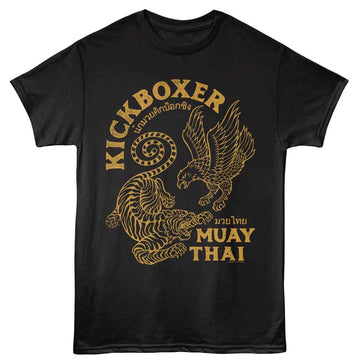 Kickboxer-Kickboxer Tiger Eagle 2-Black Adult S/S T-Shirt - Black