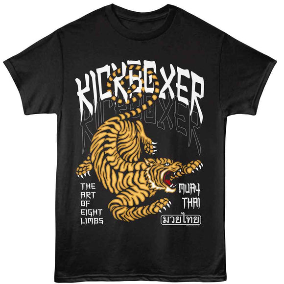 Kickboxer-Kickboxer Eight Limbs-Black Adult S/S T-Shirt - Black