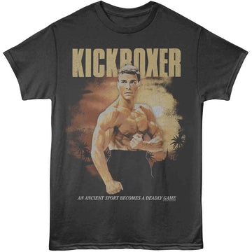 Kickboxer-Kickboxer Sunset Background-Smoke Adult S/S T-Shirt - Smoke