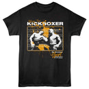 Kickboxer-Kickboxer Splatter Repeat Text-Black Adult S/S T-Shirt - Black