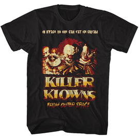 Killer Klowns-Killer Klowns-Black Adult S/S T-Shirt - Black