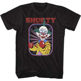 Killer Klowns-Shorty-Black Adult S/S T-Shirt - Black