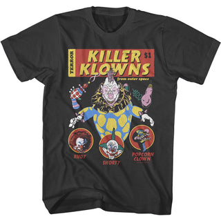 Killer Klowns Comic Cover Adult T-Shirts