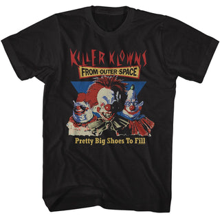 Killer Klowns Killer Klowns Pretty Big Shoes To Fill Adult T-Shirts