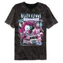 Killer Klowns-Killer Klowns Crazy Bunch-Mineral Wash Black Adult S/S T-Shirt - Black