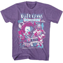 Killer Klowns-Killer Klowns Crazy Bunch-Purple Heather Adult S/S T-Shirt - Purple Heather
