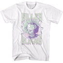 Killer Klowns-Killer Klowns Pastel Popcorn-White Adult S/S T-Shirt - White