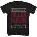 Killer Klowns Killer Klowns Ugly Sweater Adult T-Shirts