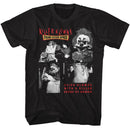 Killer Klowns-Killer Klowns Four Bw Photos-Black Adult S/S T-Shirt - Black