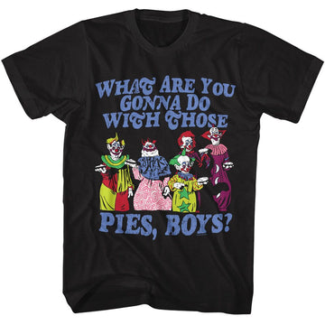 Killer Klowns-Killer Klowns Pies-Black Adult S/S T-Shirt - Black
