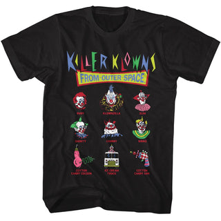Killer Klowns Killer Klowns And Stuff Adult T-Shirts