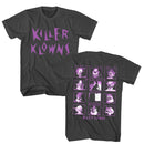 Killer Klowns-Killer Klowns Horrific Harlequins-Smoke Adult S/S T-Shirt ***F&B*** - Smoke