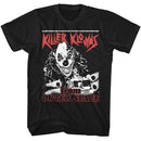 Killer Klowns-Killer Klowns Klownzilla Poster-Black Adult S/S T-Shirt - Black
