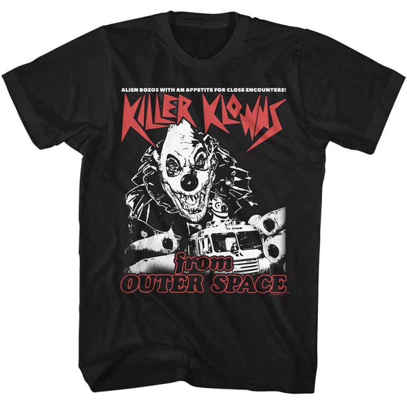 Killer Klowns-Killer Klowns Klownzilla Poster-Black Adult S/S T-Shirt - Black