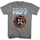 Kiss-Bigbluelogo-Graphite Heather Adult S/S T-Shirt - Graphite Heather
