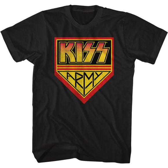 Kiss-Kissarmy-Black Adult S/S T-Shirt - Black
