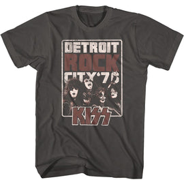 Kiss-Detroit Rock City-Smoke Adult S/S T-Shirt - Smoke