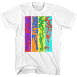 Kiss-Color Kiss-White Adult S/S T-Shirt - White
