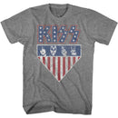 Kiss-Kiss1776-Graphite Heather Adult S/S T-Shirt - Graphite Heather