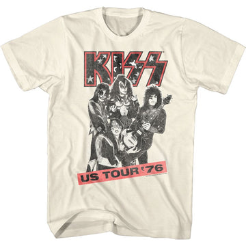 Kiss-Ustour76-Natural Adult S/S T-Shirt - Natural