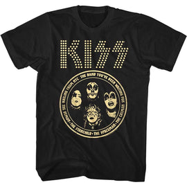 Kiss-Fromnyc-Black Adult S/S T-Shirt - Black