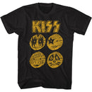 Kiss-Band Sketch-Black Adult S/S T-Shirt - Black