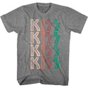 Kiss Washed Out Logo Adult T-Shirts